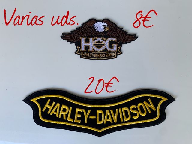 PARCHES Y PINS HARLEY HOG