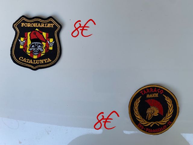 PARCHES Y PINS HARLEY HOG