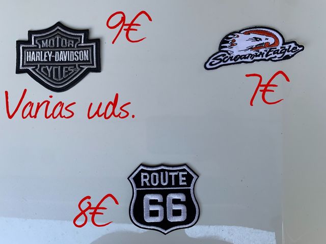 PARCHES Y PINS HARLEY HOG