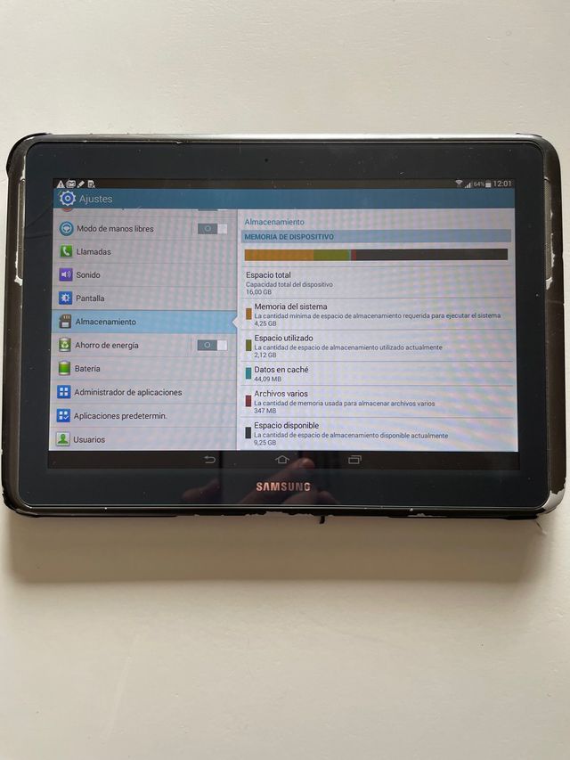 Samsung Galaxy Note 10.1 Negra.