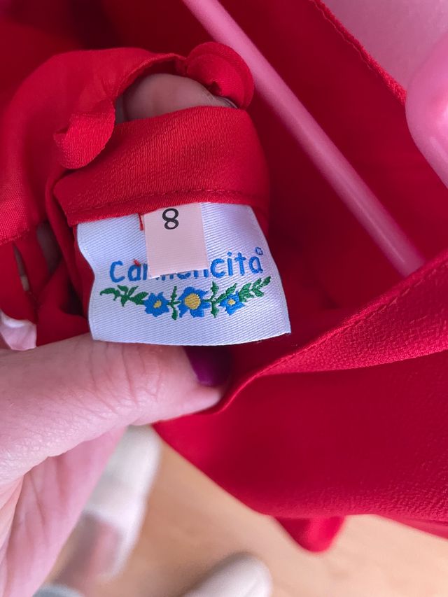 Vestido rojo de PALOMA