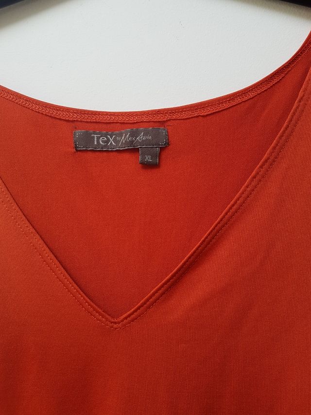 Camiseta premama naranja