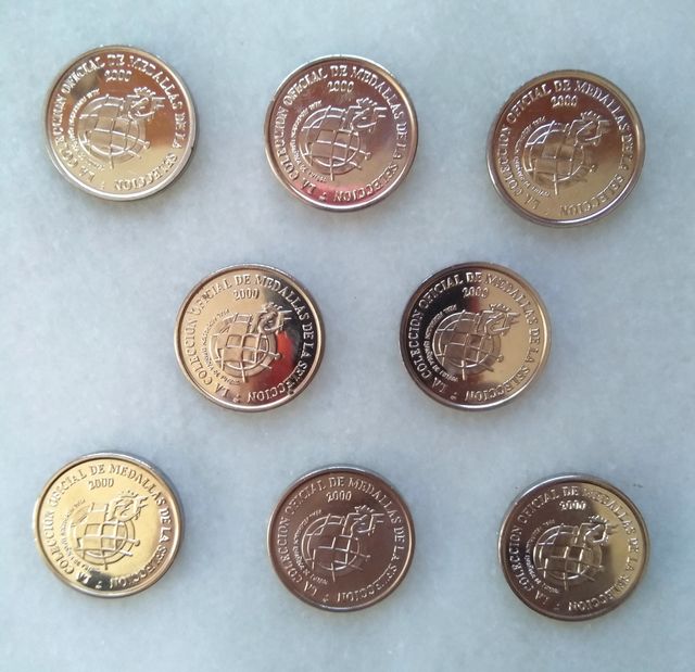 COLECCIONISMO. MONEDAS CONMEMORATIVAS FÚTBOL.🪙⚽