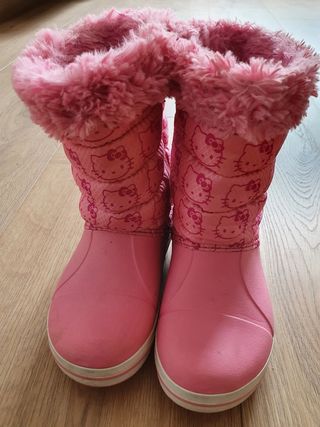 Botas de agua abrigadas de segunda mano por 4 EUR en Zaragoza en WALLAPOP