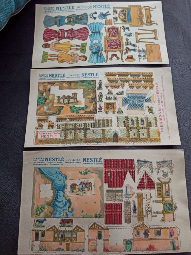 Antiguos recortables de los años 20