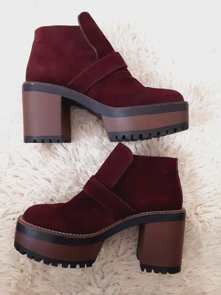 Botines plataforma Pull \u0026amp; Bear de segunda mano por 22 EUR en Premià de  Mar en WALLAPOP