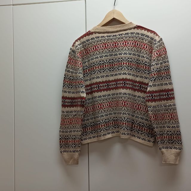 Jersey de Guitare beige con estampado