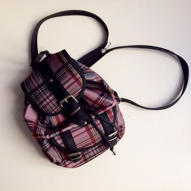 Bellissimo zainetto tartan vintage
