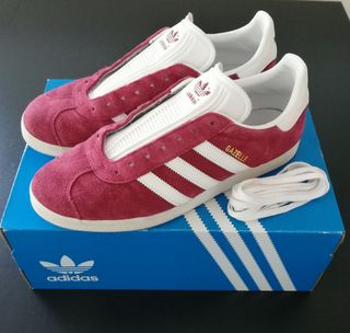 Adidas Gazelle burdeos hombre talla 44 de segunda mano por 35 EUR en A  Coruña en WALLAPOP