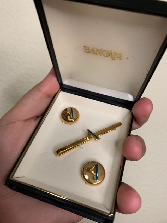 Gemelos y Pinza/Clip BANCAJA