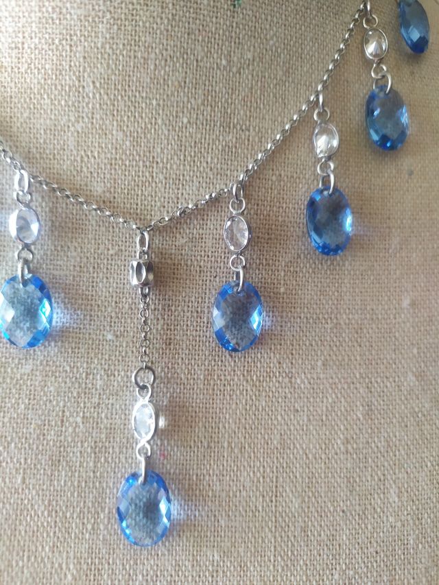 Collar y pendientes de plata 925