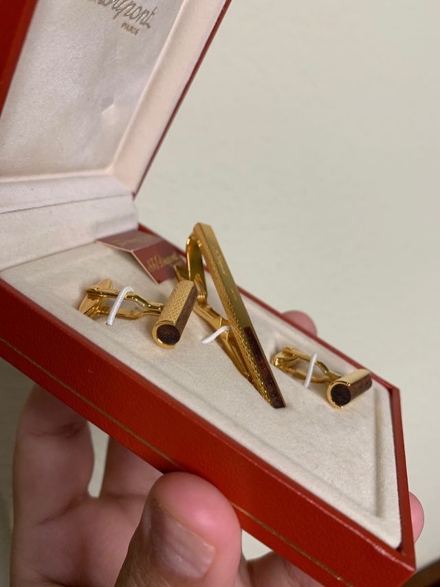 Gemelos y Pinza/Clip para Trajes ST DUPONT