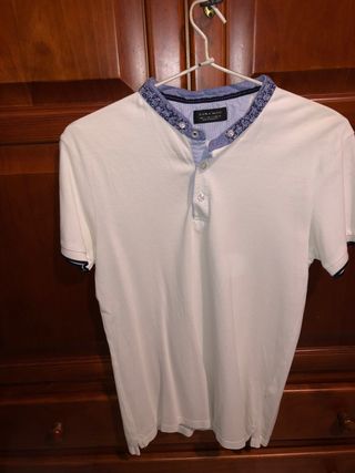 Polo Zara cuello mao de segunda mano por 8 EUR en El Higueron en WALLAPOP