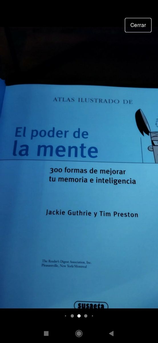 Atlas ilustrado del poder de la mente. Ed. Susaeta