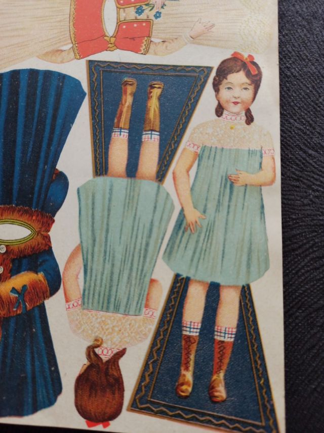 Antiguos recortable de muñecas años 20