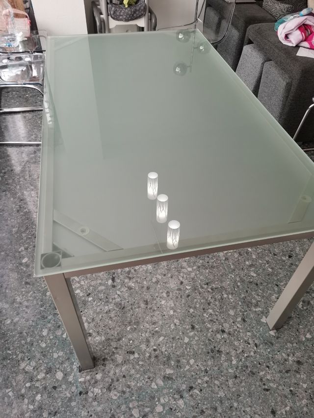Mesa de comedor para 6 personas 90x160cm