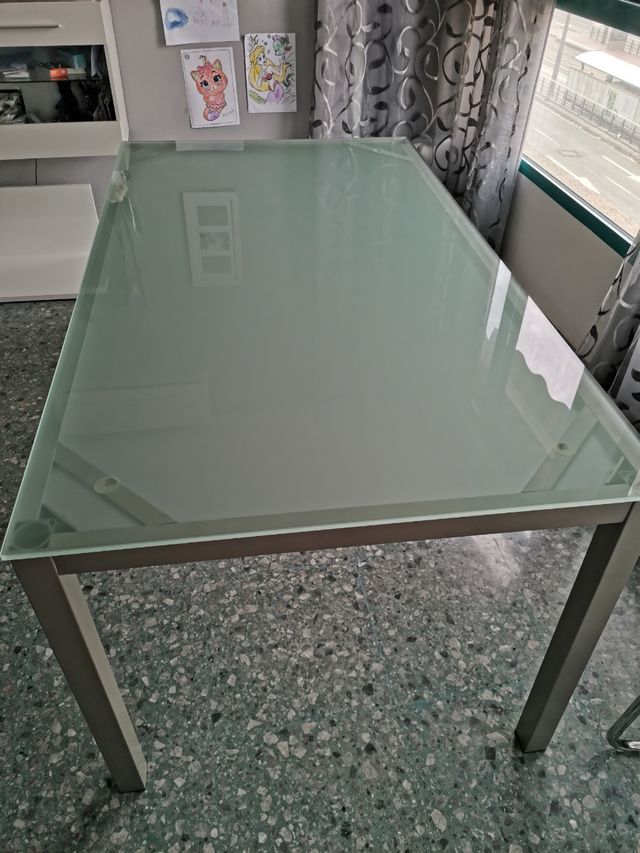 Mesa de comedor para 6 personas 90x160cm