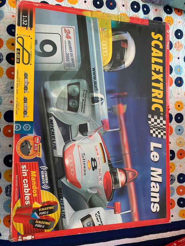 scalextric circuito le mans completo