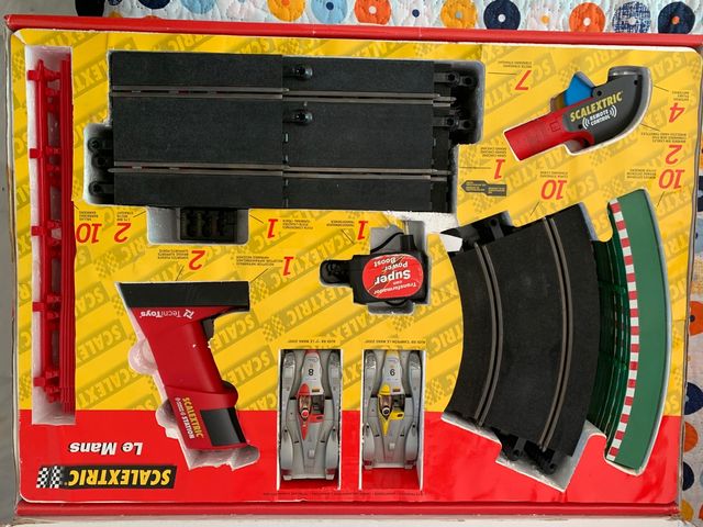 scalextric circuito le mans completo