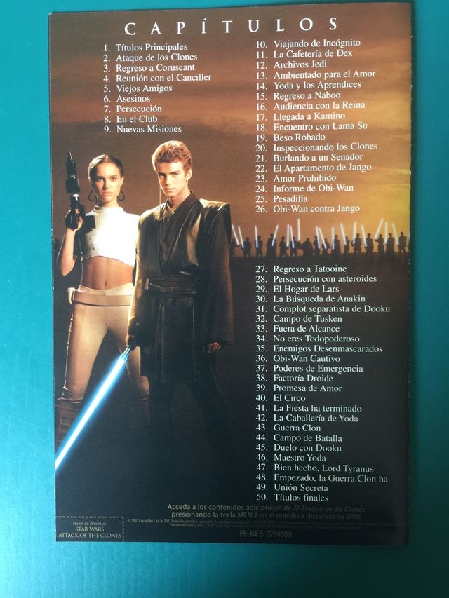 Star Wars II : El ataque de los clones (DVD)