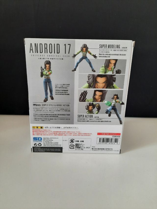 Figura Sh figuarts Dragon ball Android 17