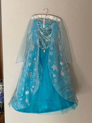 Disfraz Elsa Frozen original de Disney de segunda mano por 25 EUR en Las  Palmas de Gran Canaria en WALLAPOP