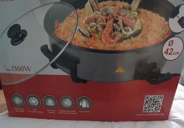 Paellera eléctrica royalty line