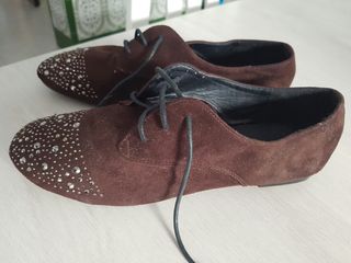 Zapatos mujer marron chocolate de segunda mano por 5 EUR en Chiclana de la  Frontera en WALLAPOP