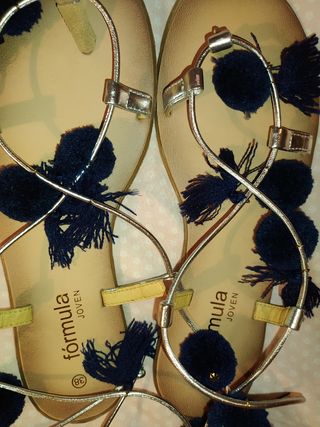 Sandalias romanas PIEL a estrenar El corte inglés de segunda mano por 10  EUR en Alicante en WALLAPOP