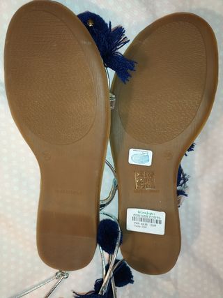 Sandalias romanas PIEL a estrenar El corte inglés de segunda mano por 10  EUR en Alicante en WALLAPOP