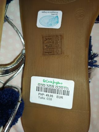 Sandalias romanas PIEL a estrenar El corte inglés de segunda mano por 10  EUR en Alicante en WALLAPOP