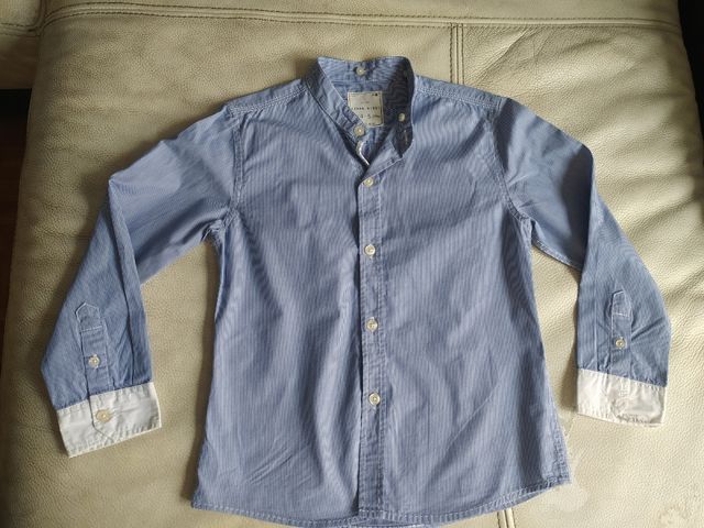 Camicia Zara taglia 4-5 collo alla coreana o con collo rev
