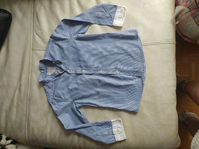 Camicia Zara taglia 4-5 collo alla coreana o con collo rev