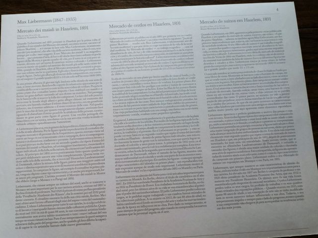 Lámina "Mercado del cerdo en Haarlem"