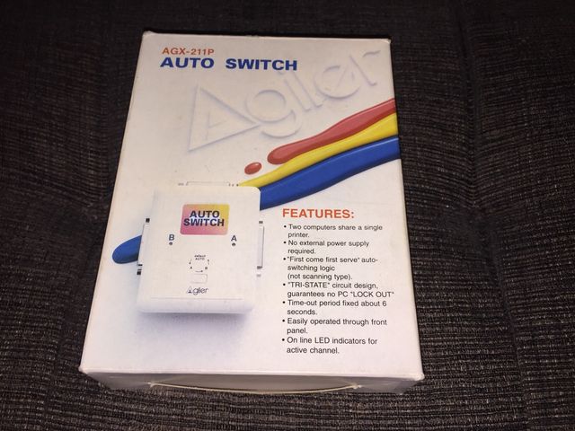 Auto Switch AGX-211P 2 ordenadores 1 impresora
