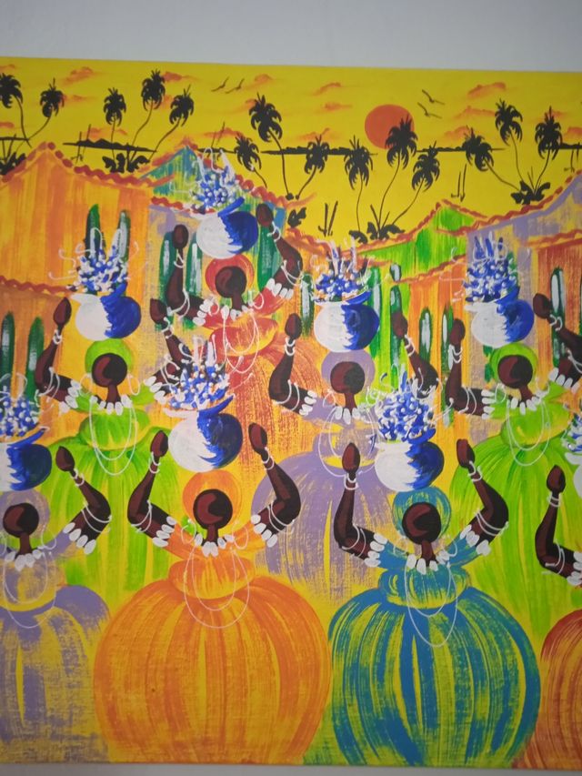 Cuadro mujeres de África.