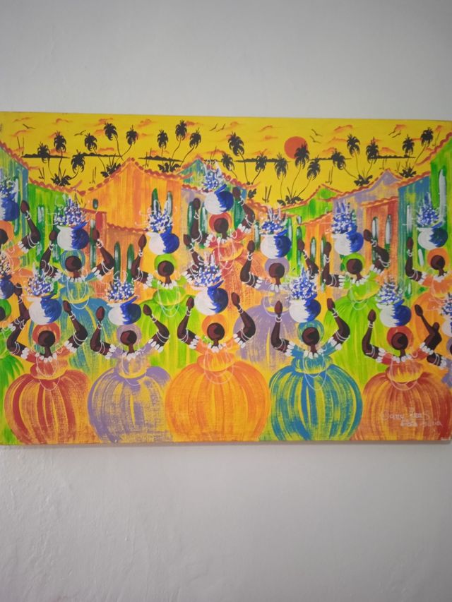 Cuadro mujeres de África.