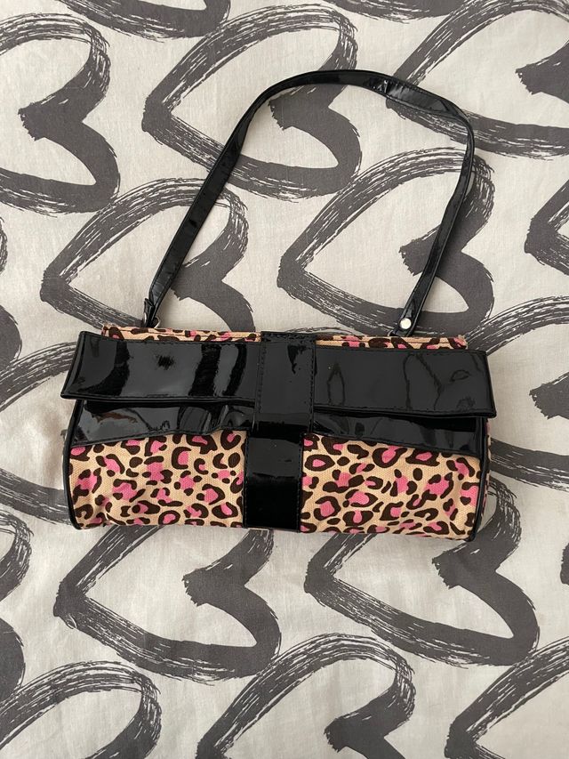 Bolso de mano de leopardo