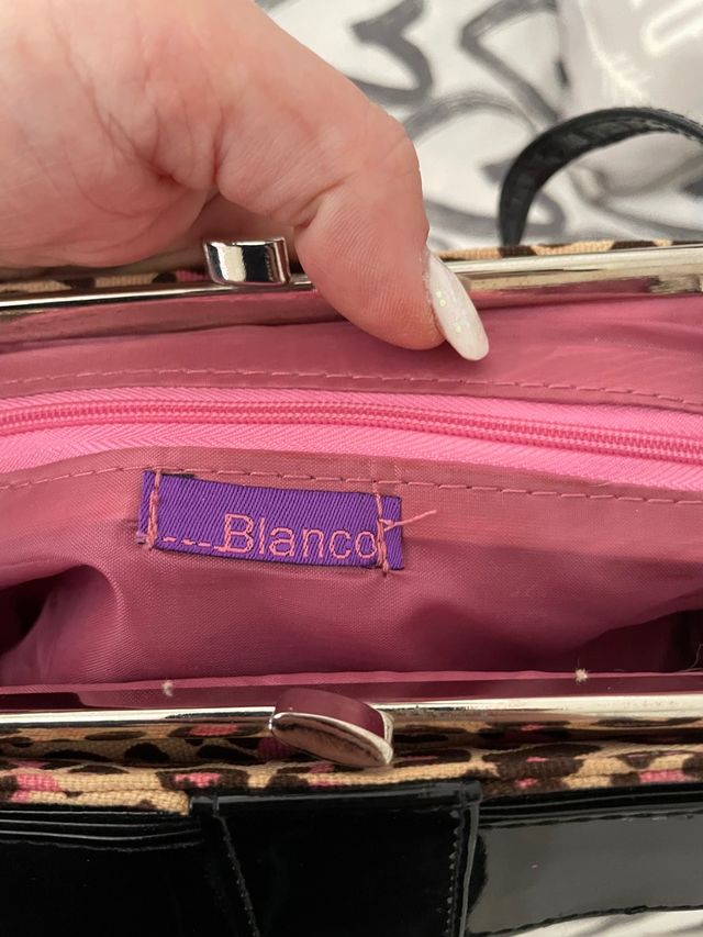 Bolso de mano de leopardo