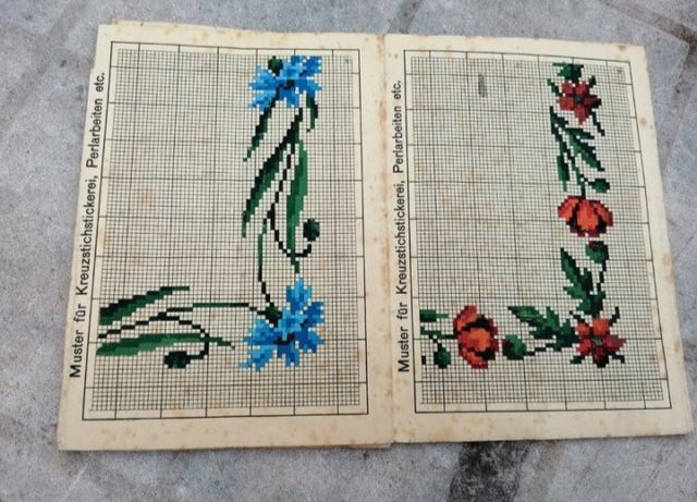 punto de cruz, bordados