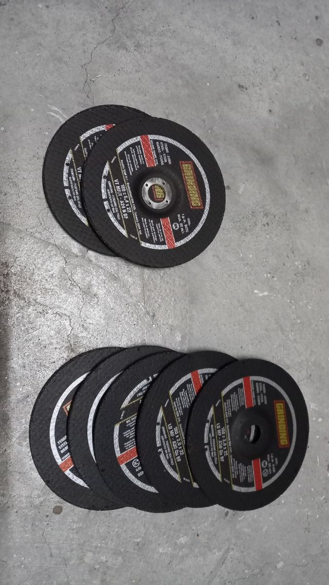 Discos NUEVOS amoladora 8 hierro y acero