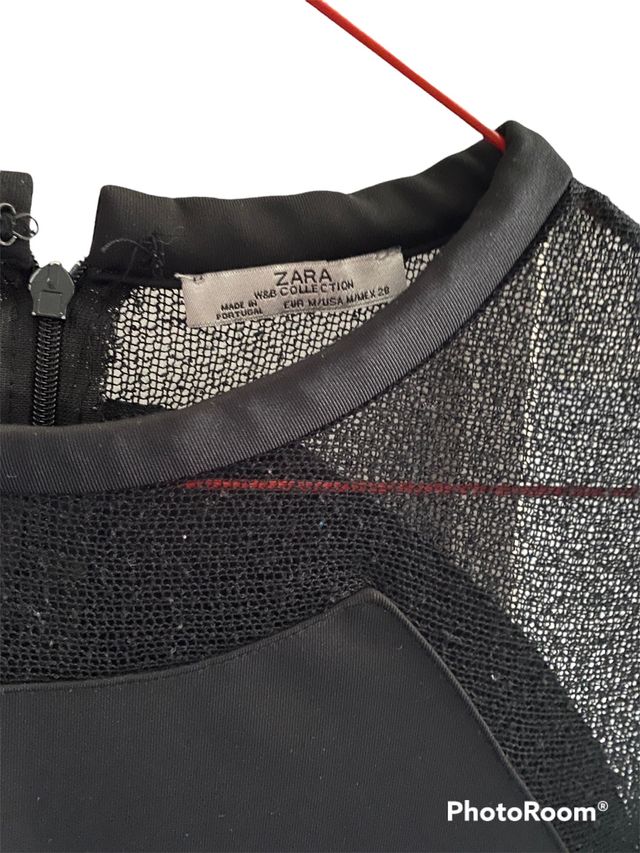 vestido entallado negro