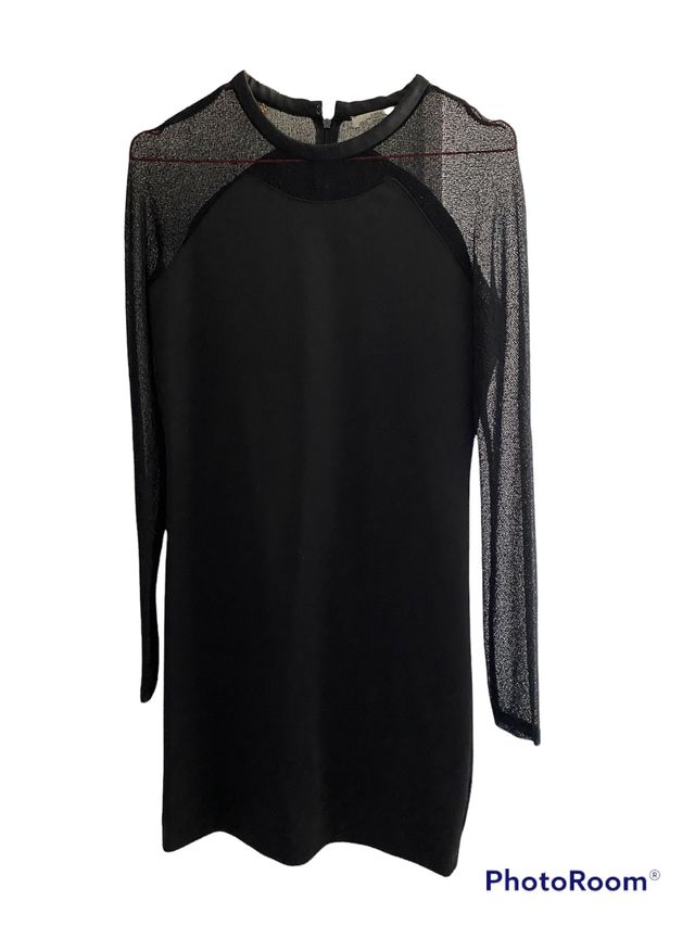 vestido entallado negro