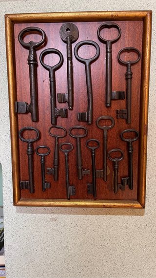 15 llaves de hierro antiguas
