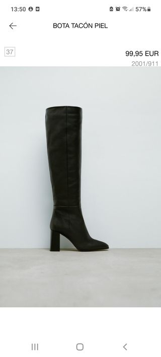 Botas altas Zara de segunda mano en Barcelona en WALLAPOP