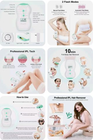 DEPILADORA LUZ PULSADA IPL PRETTY SEE