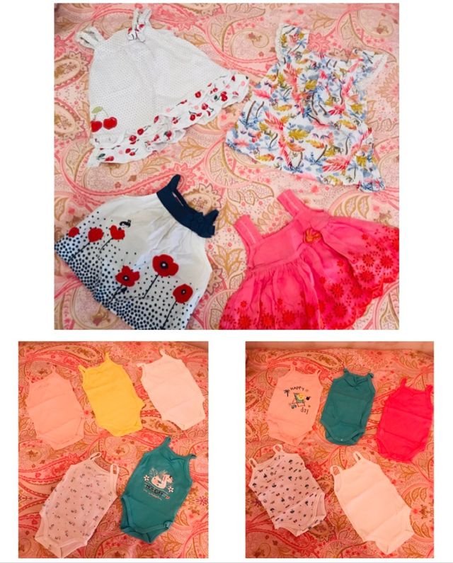 Lote verano/otoño 1-3 meses (+50piezas)