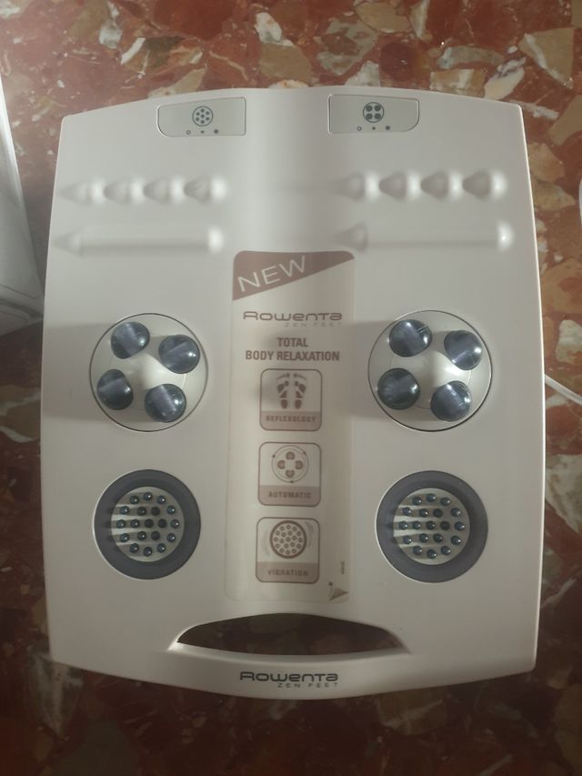 Masaje para pies (reflexología Rowenta)