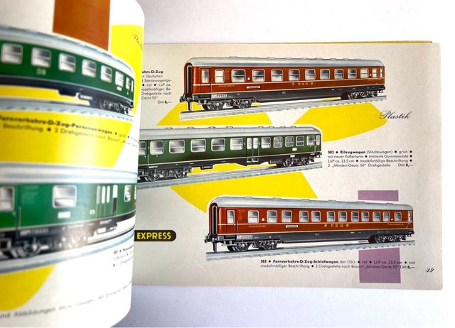 Catálogo TRIX EXPRESS 1961 H0