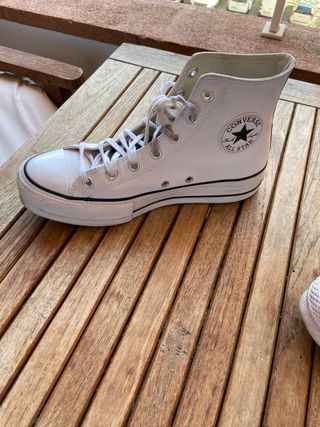 Bamba Converse Piel plataforma de segunda mano por 45 EUR en Castelldefels  en WALLAPOP